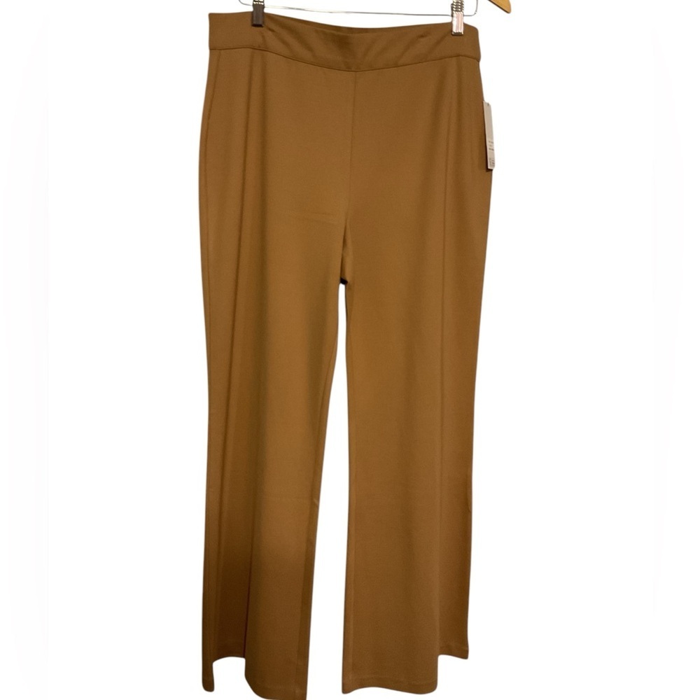 NWT DKNY high rise wide-leg‎ silhouette, these pull-on pants Size L